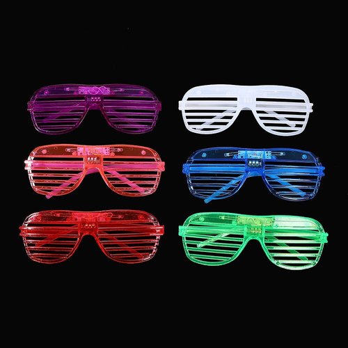 2024 Manufacturer Blinds Luminous Glasses Large Children Adult Toys Bar Dance Event Party Cheer Wholesale