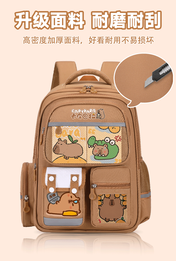 Mochila escolar de la escuela primaria para niños, niñas lindas, niñas de primer a sexto grado