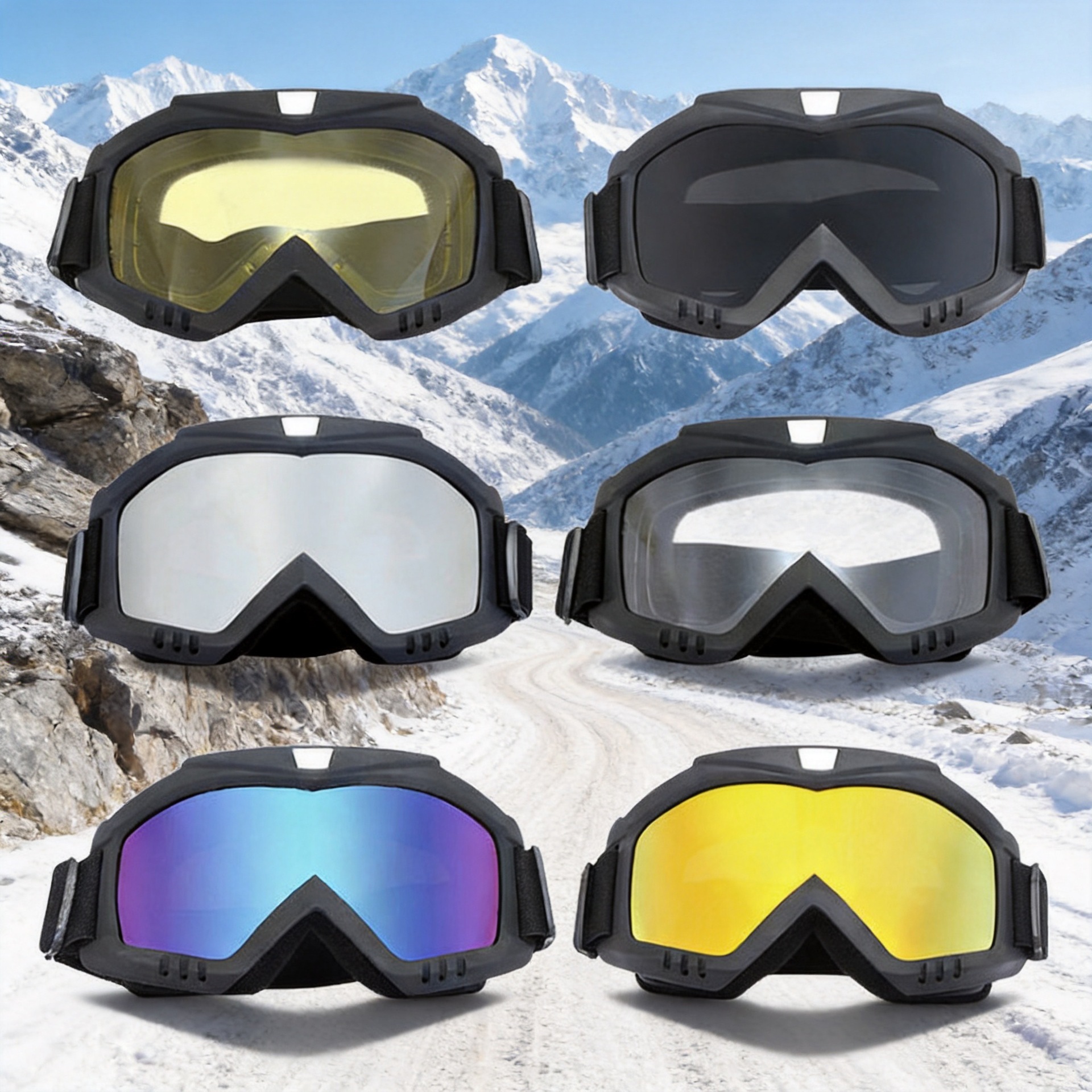 New Harley outdoor off-road riding motorcycle goggles, windproof protective eyewear, suitable for day and night use
