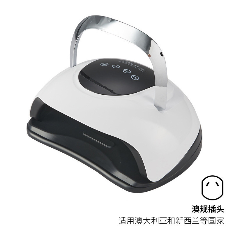 Lámpara de Fototerapia de Uñas de Alta Potencia Transfronteriza de 220W, Lámpara UV Inteligente para Uñas con 57 LED, Lámpara de Secado Rápido