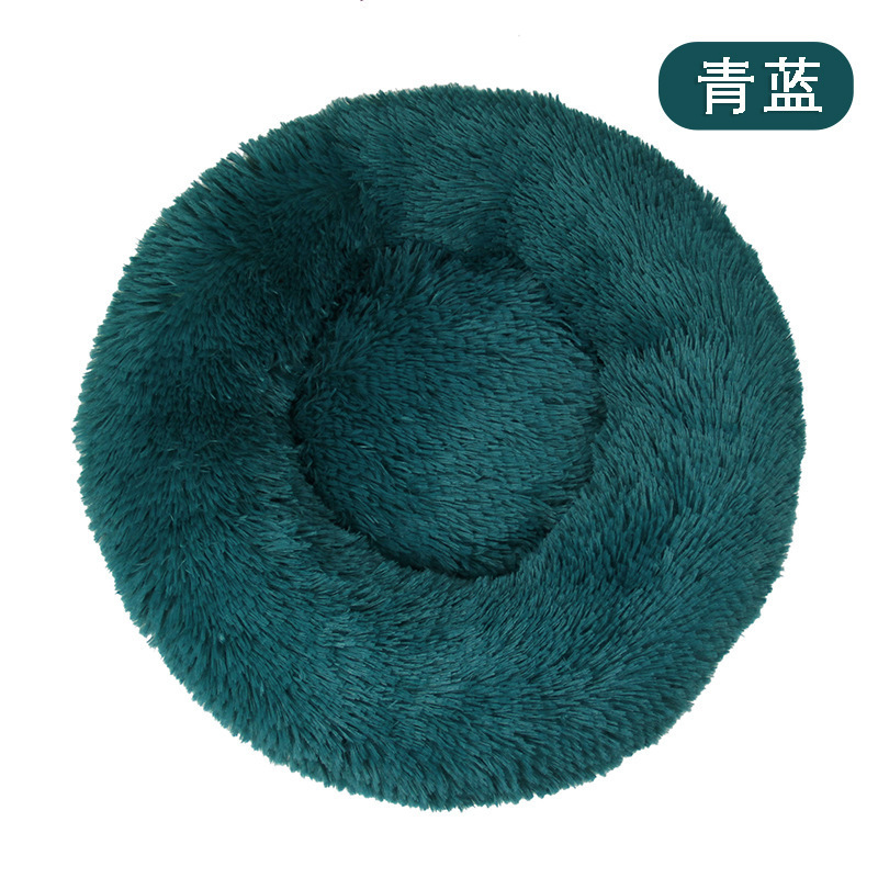 狗窝猫窝长毛绒圆形宠物窝狗床冬季狗垫子宠物床宠物用品批发|undefined