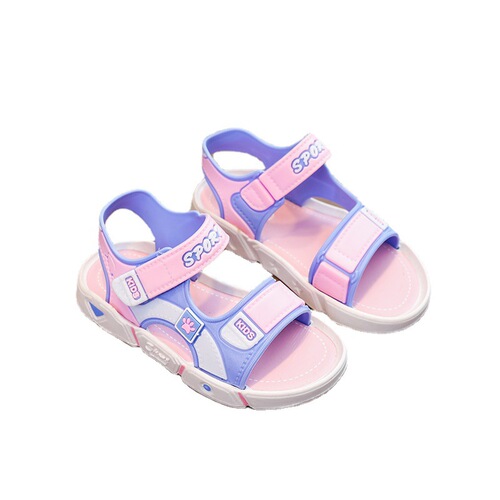 Wholesale street stall sandals for boys new summer cartoon soft bottom non-slip fashion student beach sandals for boys and girls