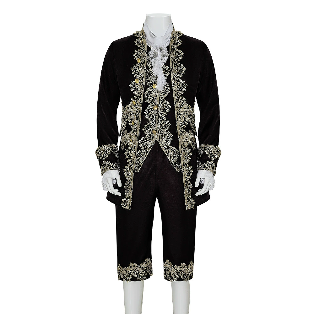 Средневековое ретро европейское платье принца великолепное придворное кружево с вышивкой