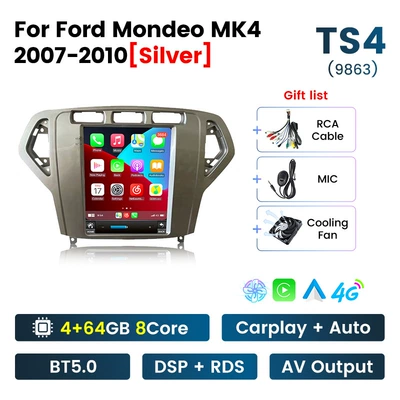 DVD Navigation — 07-10 Ford Mondeo Vertical - fut03-ts4-eight-nuclear-464-netcom-edition