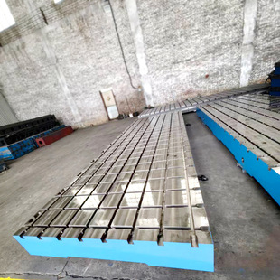 Welding Platform Manufacturer Customized T-Slot Flat Inspection Platform Grooving and Marking Cast Iron Platform Cast Iron Workbench