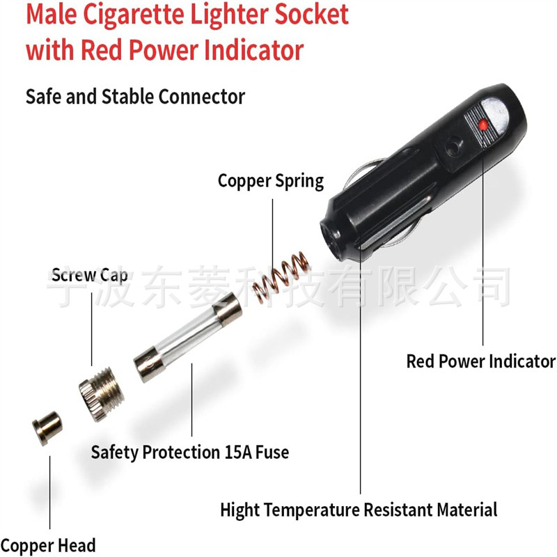 Car cigarette lighter with Anderson car cigarette lighter extension cord cigarette lighter to Anderson extension cord