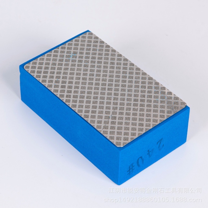 電気メッキダイヤモンドトリミング手拭きブロック手持ち式研磨タイルガラス石材研削刀メッキ砂ブロック卸売り|undefined