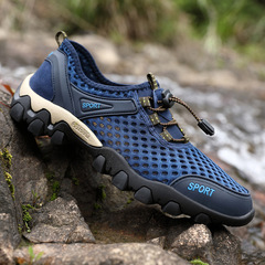 Outdoor hiking shoes, summer lightweight and breathable men's sports shoes, mesh men's shoes, wading shoes, dropshipping