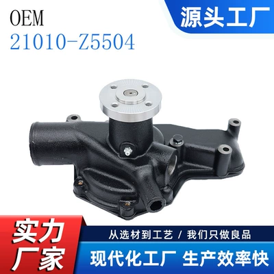 Factory Direct Sales Car Engine Water Pump Compatible with Nissan Nwpf6D Fd6 21010-Z5504 with 1-Year Warranty (Water pump)