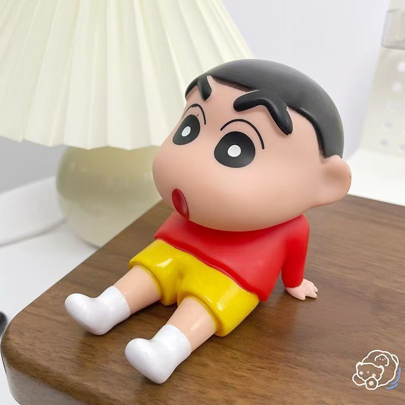 新しい漫画クレヨンしんちゃん携帯電話ホルダーホームオフィスデスクトップ怠惰なタブレットホルダー多目的ホルダー|undefined