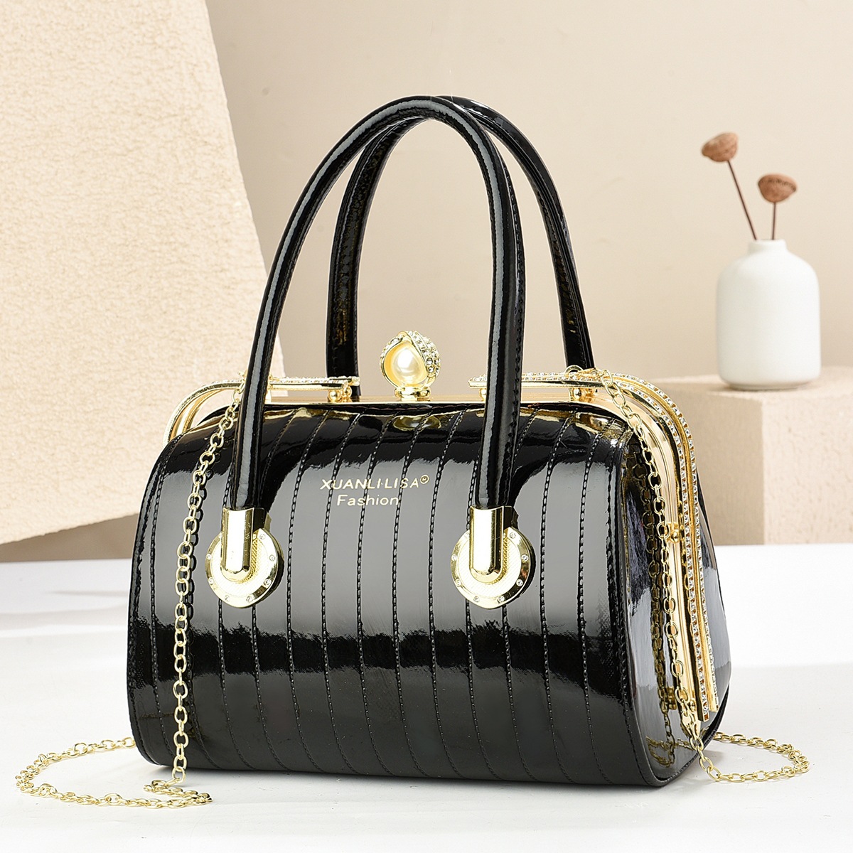 Bolso de moda de verano para mujer, fabricante de un solo hombro, bolso de madre, comercio exterior 2025, nuevo bolso de mensajero de todo fósforo para mujer atmosférica