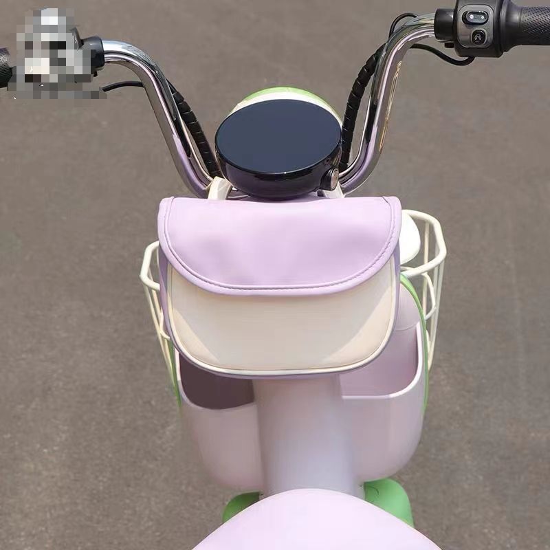 電気自動車フロントバッグ収納バッグオートバイバッグユニバーサルバッテリー車携帯電話充電器収納バッグ|undefined