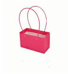 Día de la Madre Macaron Bolsa de arreglos florales portátil Embalaje de flores al por mayor Bolsa de embalaje de ramo impermeable Caja de flores florales Canasta