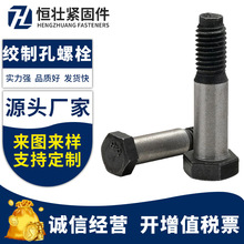 4.8 级高强度绞制孔螺栓 外六角塞打螺栓 联轴靠背销 机械连接专