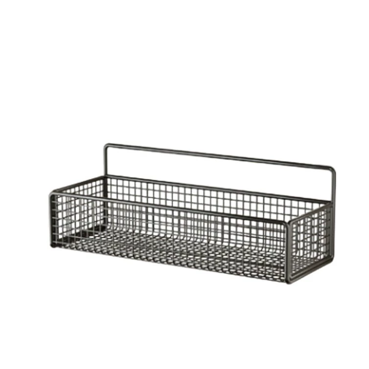Wall-mounted shelf accessory, hanging shelf, load-bearing, hooks, 2 sizes (black/white)