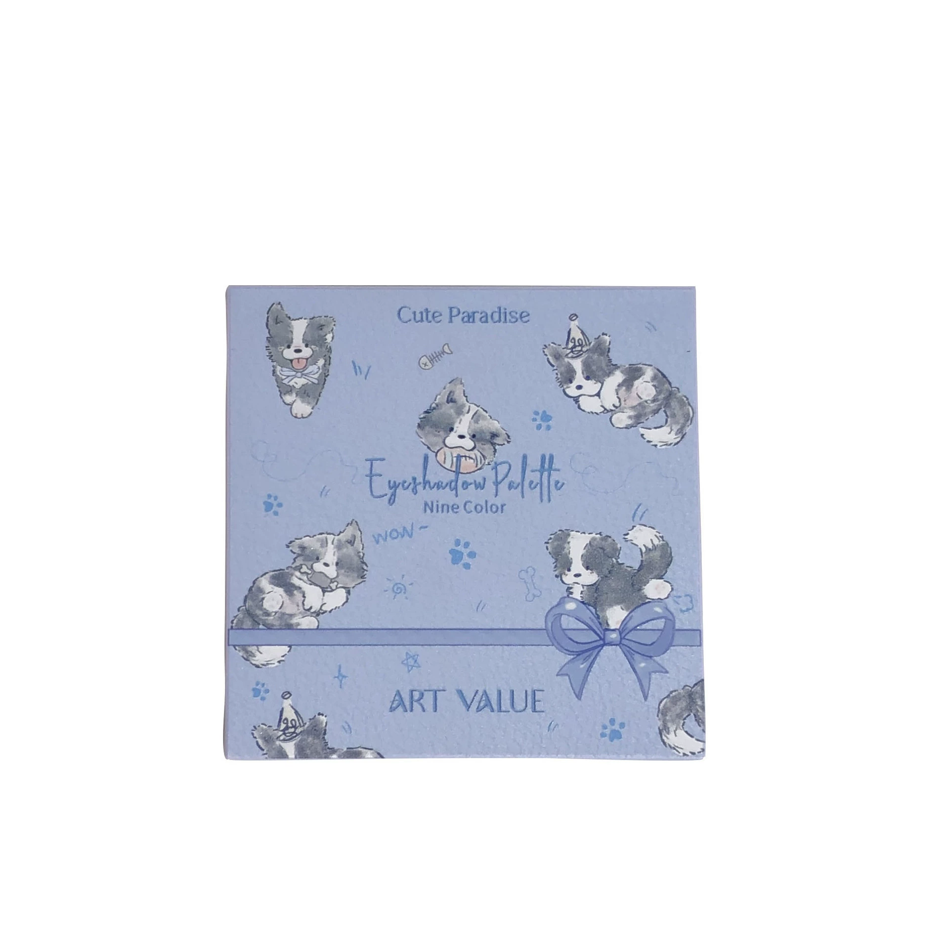 ART VALUE Cute Pet Paradise палетка теней 9 цветов, перламутрово-матовая, мягкий молочный чай, земляные тона, легкий макияж, эффект «как без макияжа»
