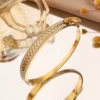 Golden chain with zipper, bracelet