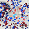 Blue silver red mixed