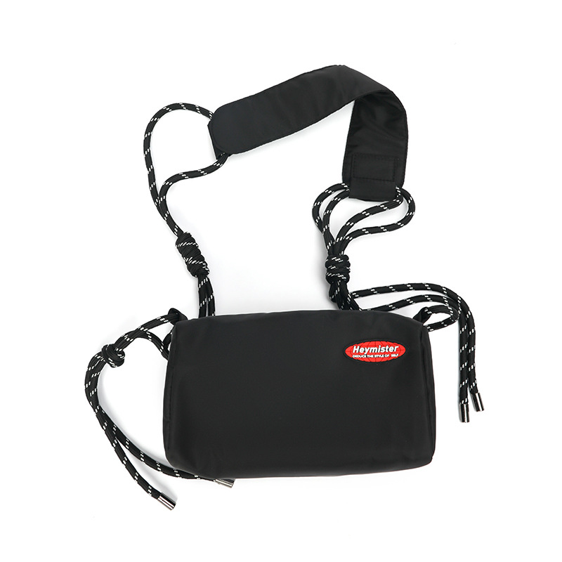 Nueva marca de moda para hombres, mochila pequeña, herramientas de hip-hop, bolsos para hombres y mujeres, bolsos de hombro de pareja de estilo de Hong Kong, mochila casal transfronteriza.