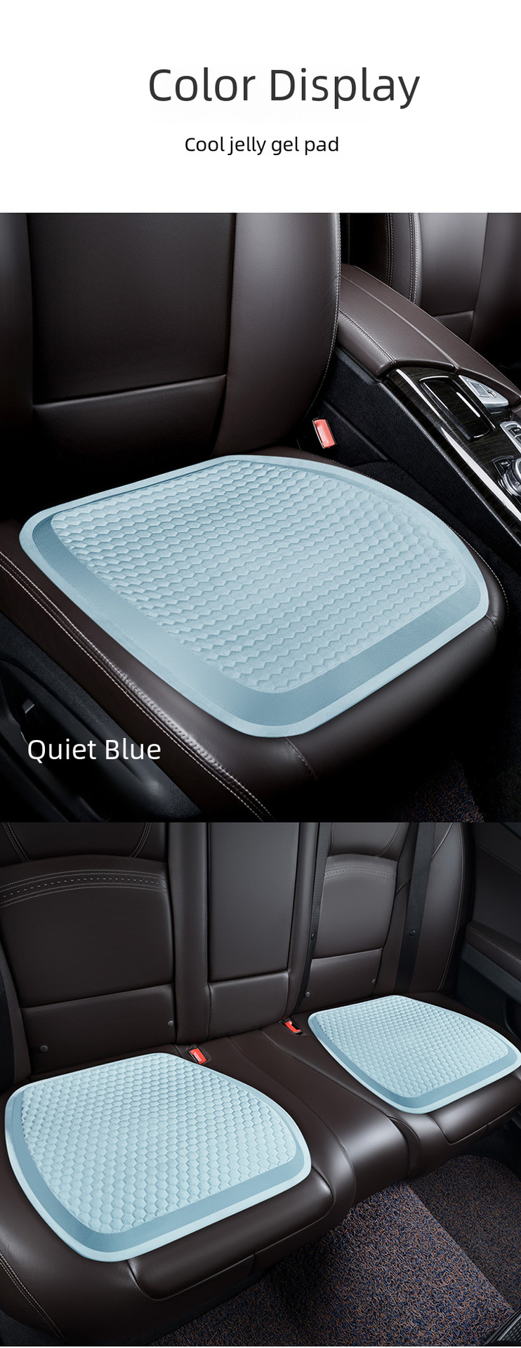Car Multi-function Cushion Summer Cool Mat Egg Gel Seat Cushion Four Seasons Universal Honeycomb Office Ice Mat_voghion.com