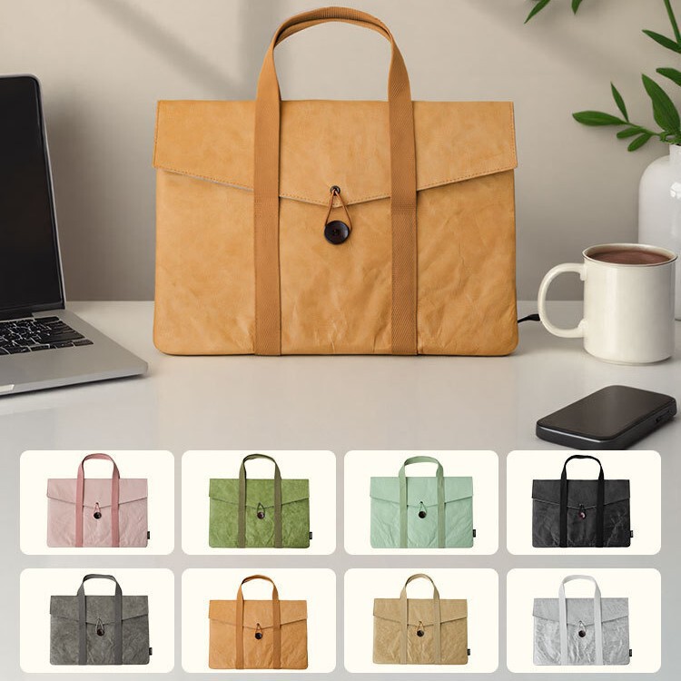 Dupont Paper Bag Wholesale Washable Retro Shoulder Bag Computer Bag Tablet Protective Cover Business Trip Handbag