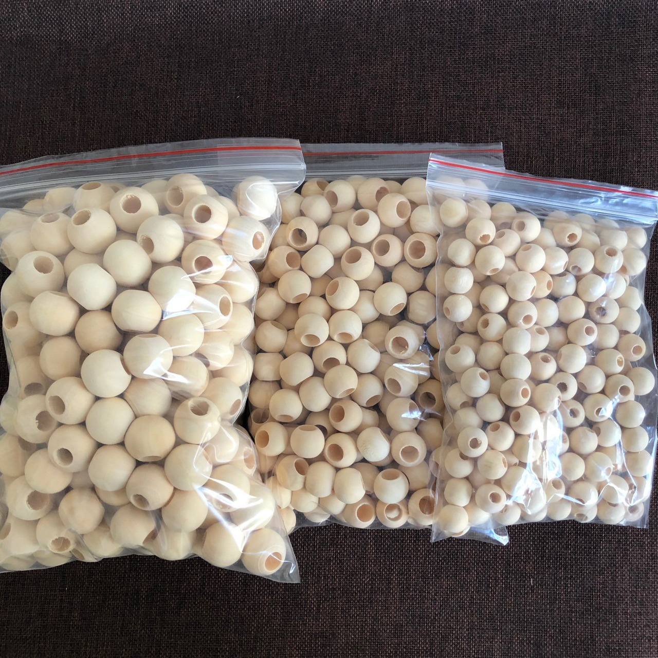12mm 16mm 18mm 20mm 25mm 30mm 大孔木珠荷木木珠工艺品饰品配件