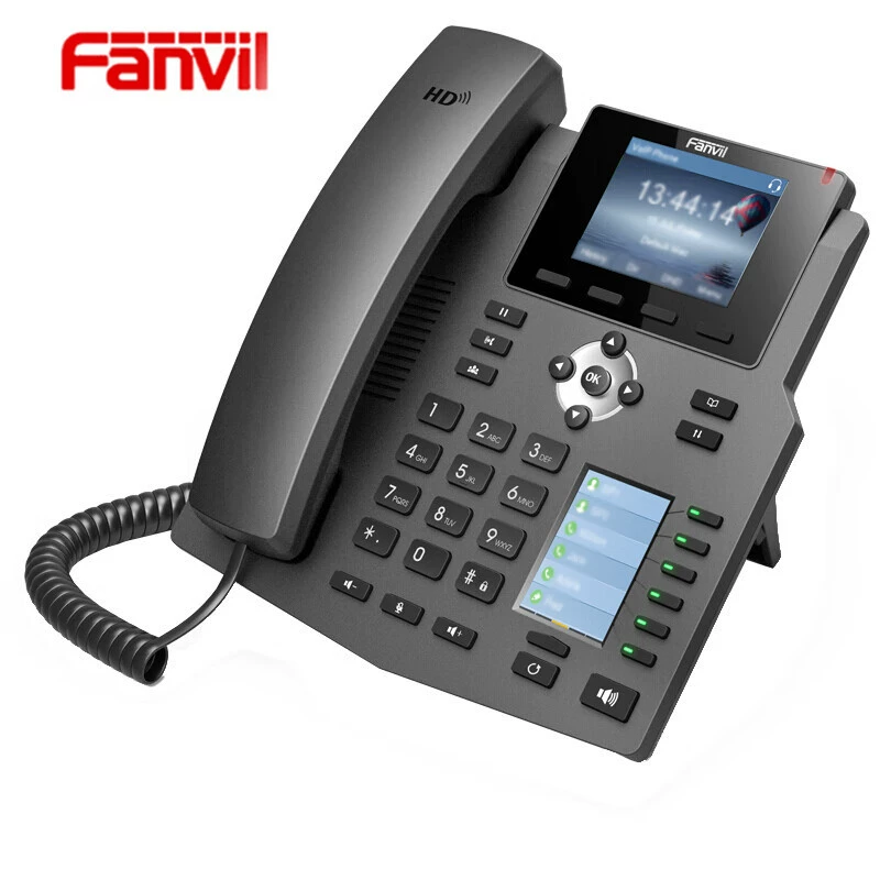 Fanvil X4G позиционный сетевой IP-телефон SIP офисный телефон VOIP для компании, поддержка трёх линий