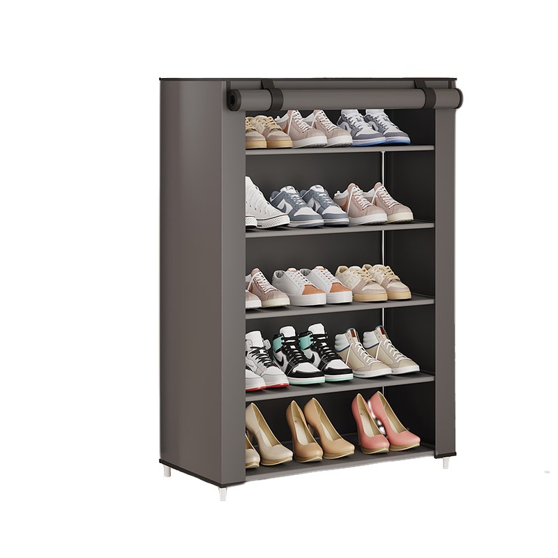 Zapatero simple, almacenamiento a prueba de polvo, zapatero, dormitorio de varios pisos, estante económico para el hogar, espacio en la puerta, armario para zapatos image 6