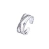 Fashionable adjustable design ring, on index finger