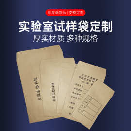 亚马逊试样袋牛皮纸样品袋种子袋空白矿粉袋分析袋零钱纸袋定制
