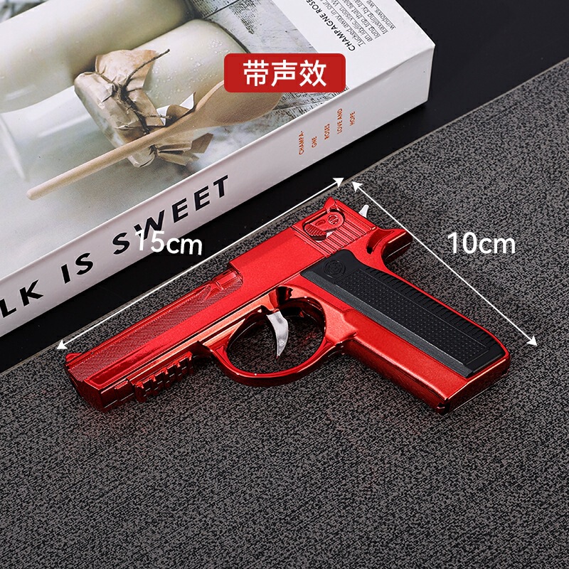 Wholesale Leather Case Projection Gun, Revolver Model, Ruger Gun Plastic Military Model Children's Toy Gun, Non-Shooting