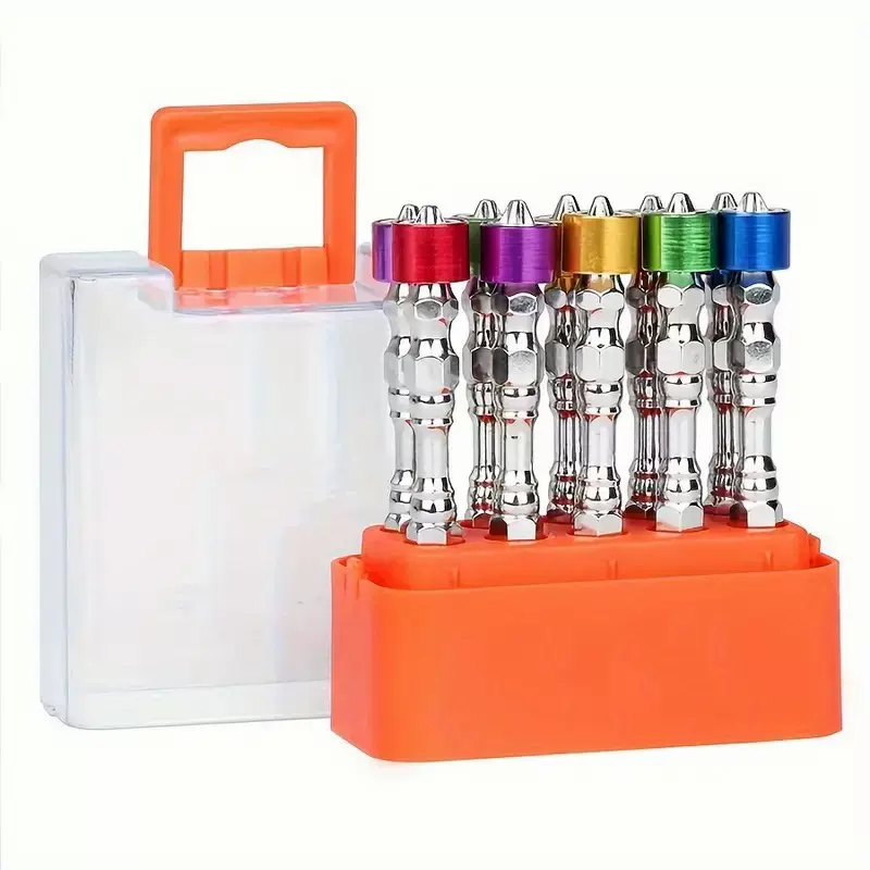 电动螺丝刀批头十字风批头加长磁环起子头磁性手电钻强磁圈套装