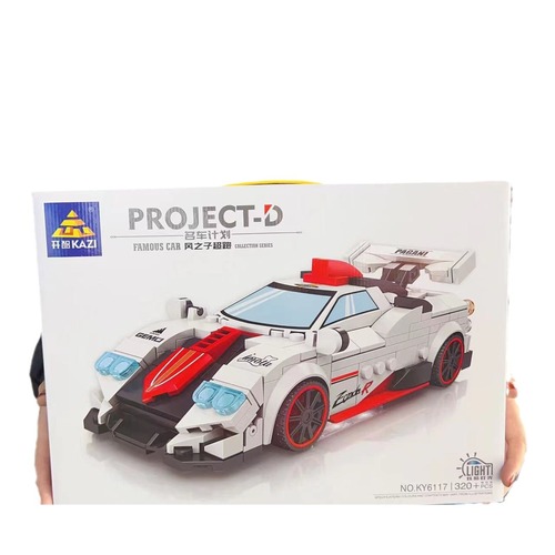 Mechanical Engineer Assembled Building Blocks 2 Transformed into a Pull-back Car Toy Educational Institution Enrollment and Renewal Portable Gift