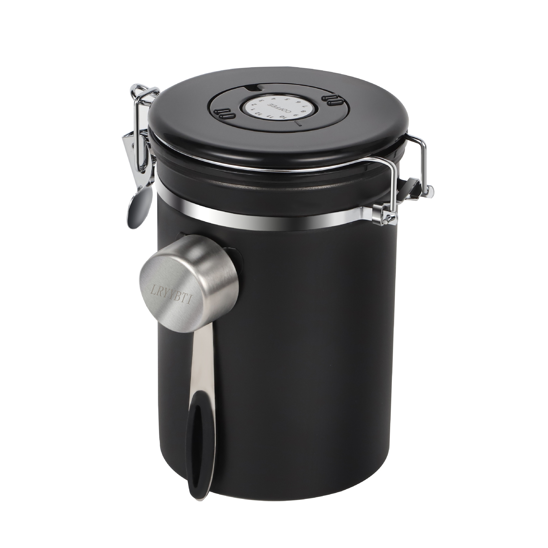 Frasco sellado transpirable de acero inoxidable Frasco de café de acero inoxidable Frutos secos Frasco fresco Válvula de escape Venta al por mayor Amazon