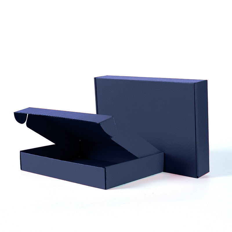 Caja de avión de color e-commerce embalaje Embalaje de ropa cartón corrugado desgaste armadura caja de embalaje logotipo impresión en color