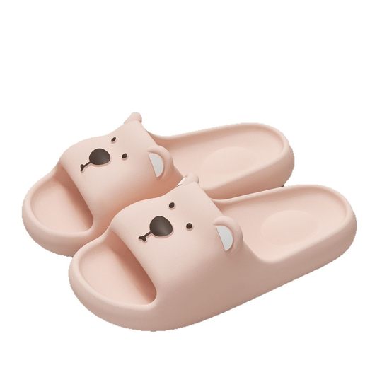 Eva Slippers Family Kidsren's Cute Cartoon Indoor Home Household Non-Slip Bathroom Bathing Men's and Women's Summer Slippers