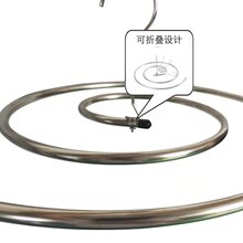 厂家直销批发旋转不锈钢螺旋晾衣架多功能衣架晒被子晾衣杆晒床单