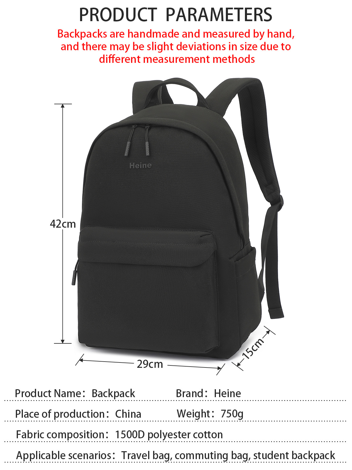 Sacoche de voyage pour ordinateur portable 14 pouces, sac à dos minimaliste pour étudiants_voghion.com