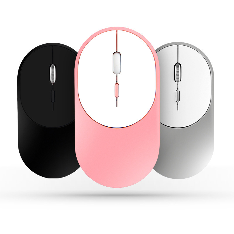 wireless Bluetooth mouse charge 2.4g Mute notebook computer game ultrathin mouse Amazon ebay Cross border