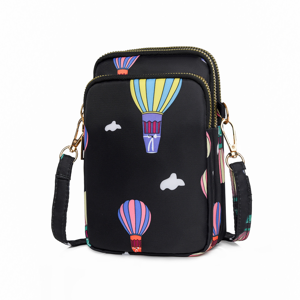 Wholesale mobile phone bag women's slung 2024 new mini bag canvas bag trendy all-match vertical shoulder key zero