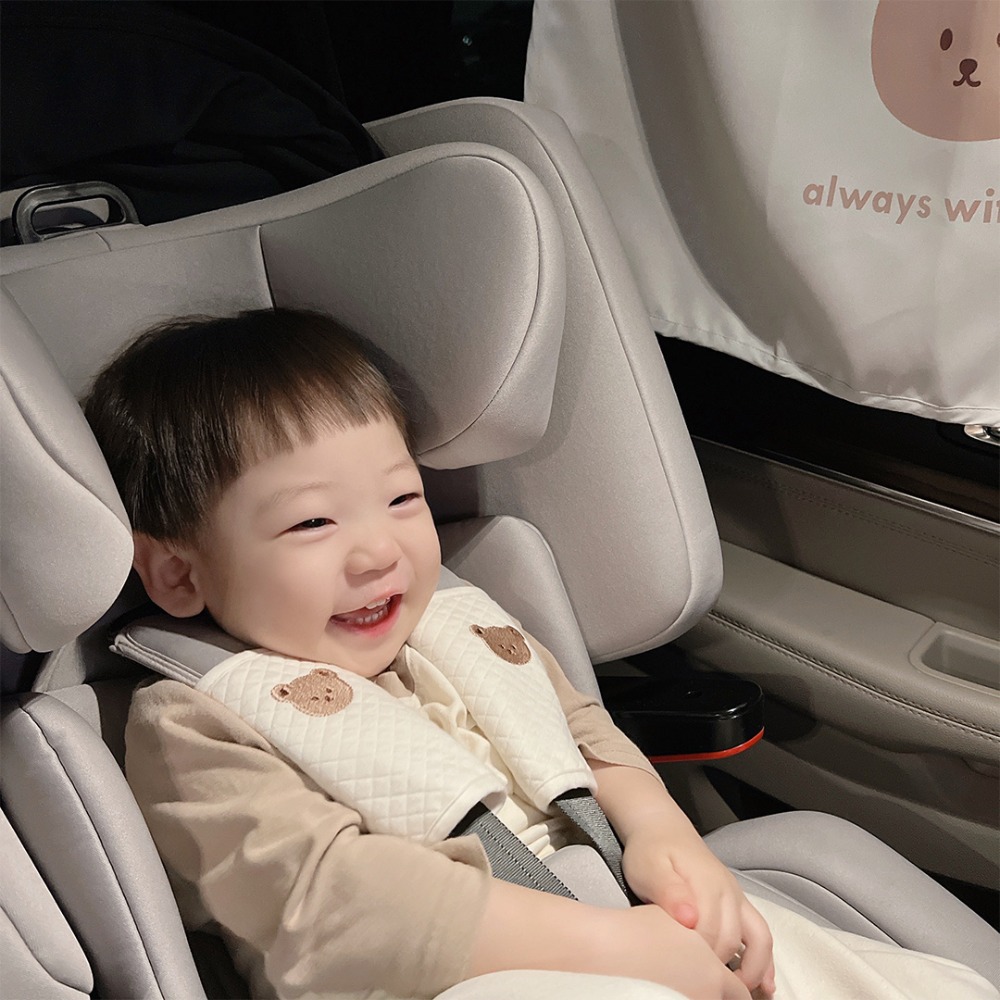 ins style Korean car child seat accessories baby anti-stranglehold artifact baby stroller seat belt shoulder cover
