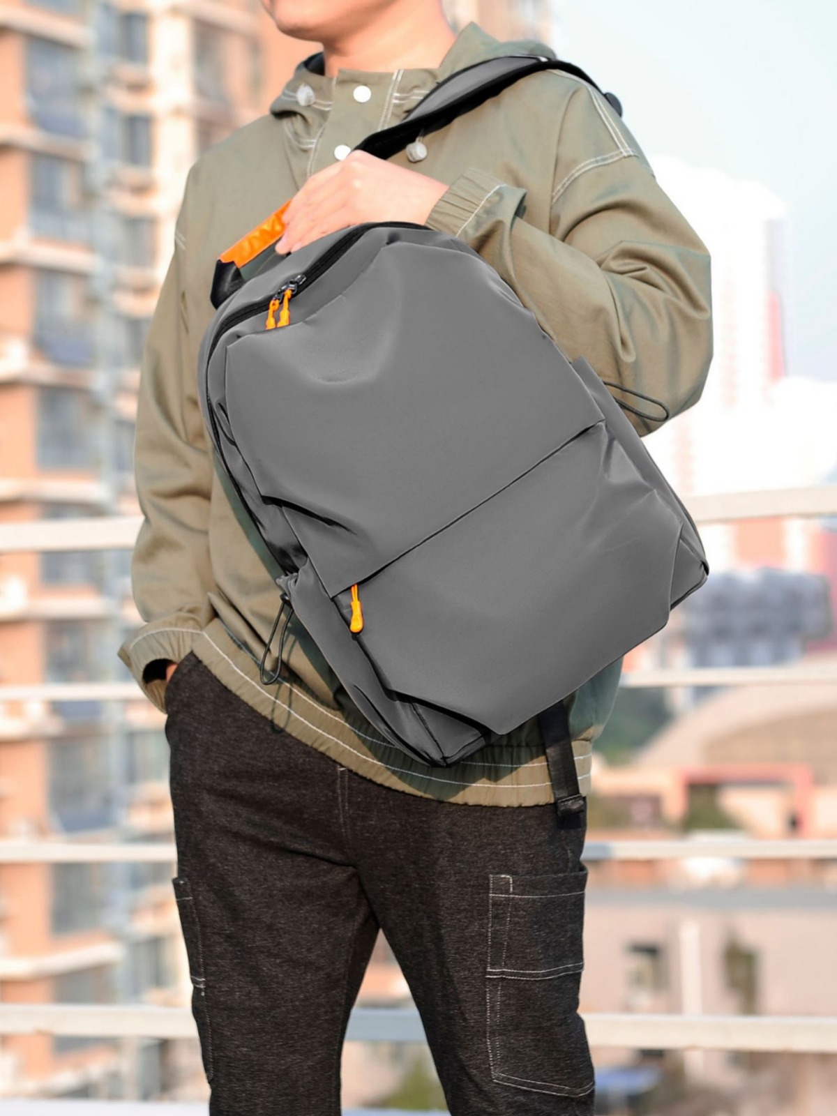Bolsa de computadora de viaje de negocios transfronterizos de alta capacidad de moda bolsa de viaje al aire libre multifuncional simple mochila de ocio para estudiantes