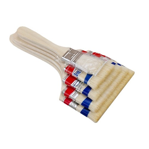 Manufacturer direct sale Sheep hair brush with wooden handle 1 inch-5 inches Latex paint brush BBQ brush glue brush
