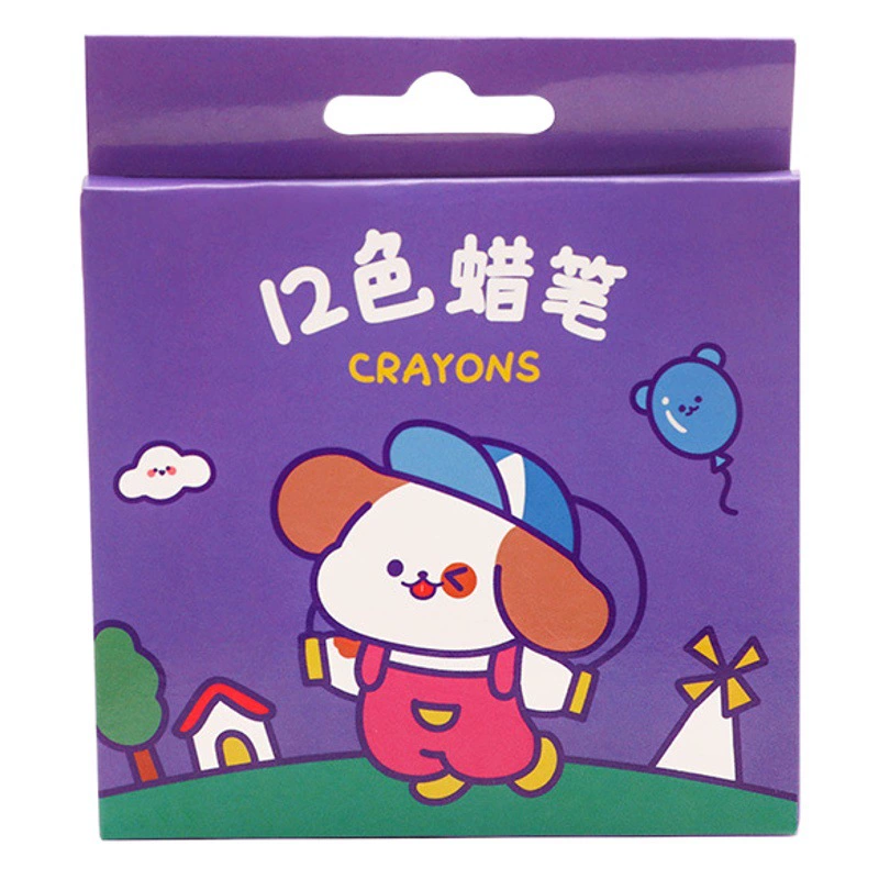 Мультяшный карандаш для студентов художественная роспись 12-цветная картина маслом палочка канцелярские принадлежности костюм приз подарок Детская 8-цветная кисть
