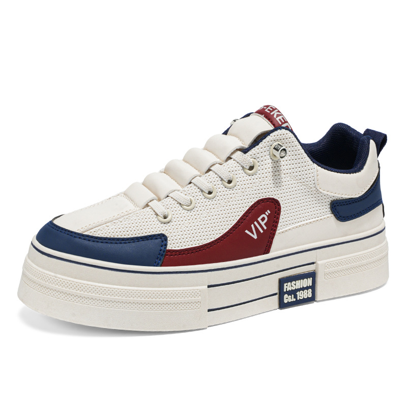 Zapatos de hombre 2025 nueva primavera transpirable zapatos casuales de zapatos planos para hombres para trabajar un zapato de deporte de moda