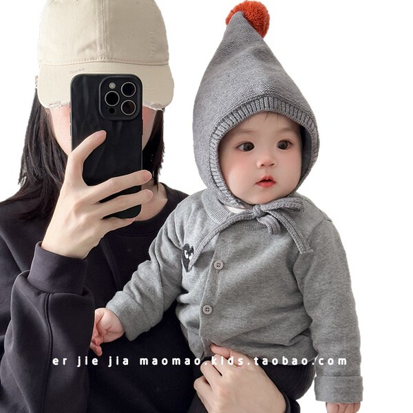 Children's winter knitted hat for men and women girl's
