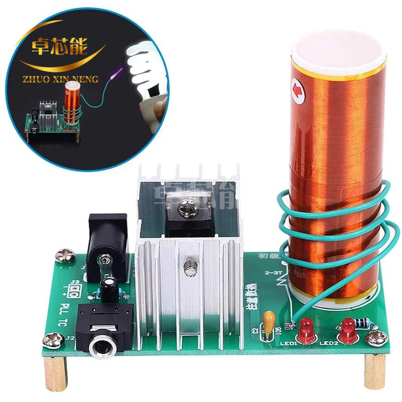 Mini Tesla Coil DIY Components, Airborne Power Transmission Arc, Magic Props, Plasma Arc Ignition Mini Tesla Coil DIY Components, Airborne Power Transmission Arc, Magic Props, Plasma Arc Ignition