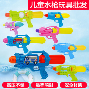 Water gun children's toy water gun wholesale stall backpack dinosaur small yi pull-out water gun Gatling large capacity