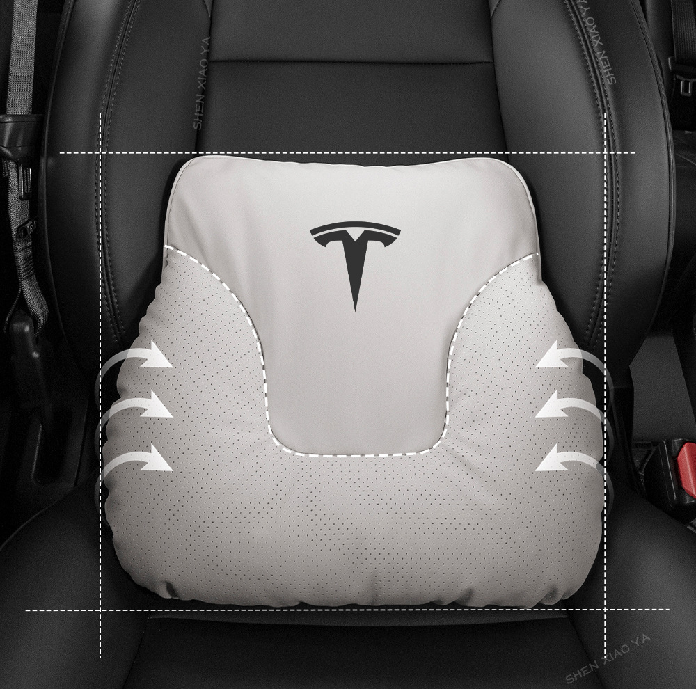 Suitable for Tesla Model 3/Y New Version Headrest Edamame S Neck Pillow Lumbar Support Car Seat Cushion