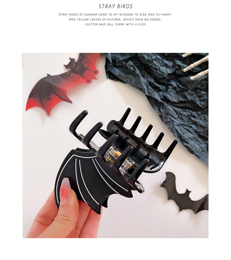 48g Weight Hair Claws Hair Accessories Type 1 Piece Quantity Holiday, Festival Occasion Acetic acid sheets Material Halloween Cute Retro Women's Pumpkin Spider Spider Web Acetic Acid Sheets Hair Claws